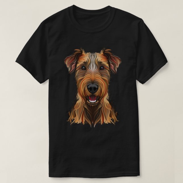 Camiseta airedale terrier (Frente do Design)