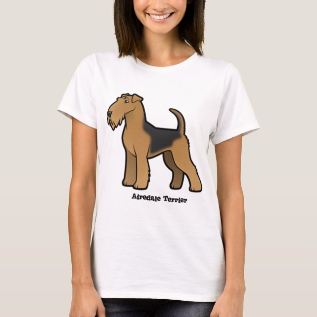 Camiseta airedale terrier (Frente)