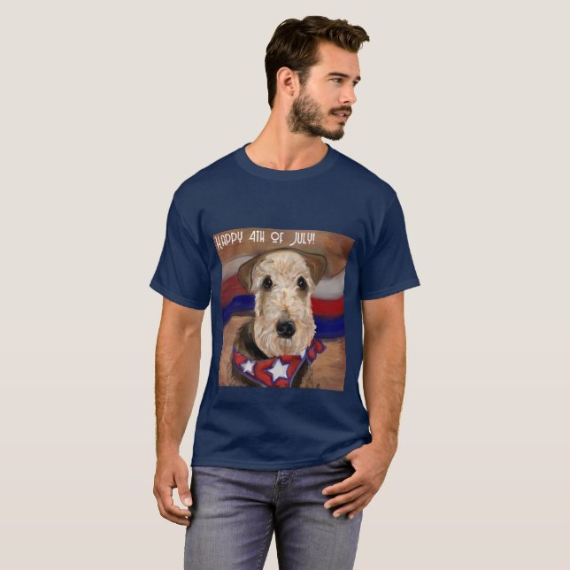 CAMISETA AIREDALE TERRIER (Frente Completa)