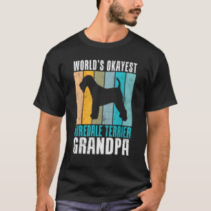 Camiseta Airedale Terrier Avô do Mundo