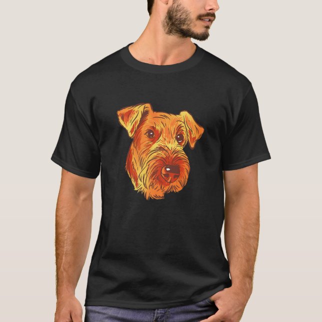 Camiseta Airedale Terrier Dog Raça Premium (Frente)