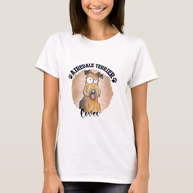 Camiseta Airedale Terrier Lover (Frente)