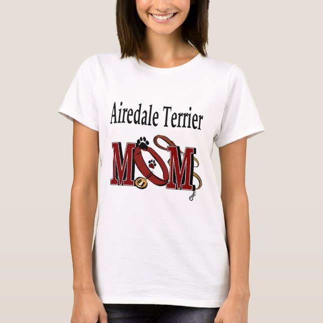 Camiseta Airedale Terrier MOM (Frente)