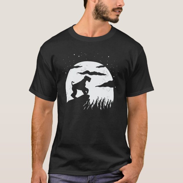 Camiseta Airedale Terrier Moon (Frente)