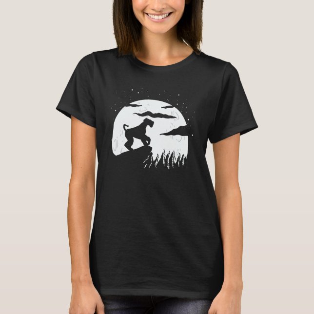 Camiseta Airedale Terrier Moon (Frente)