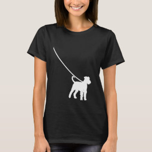 Camiseta Airedale Terrier na Coleira Cachorro Mãe Pai Pet