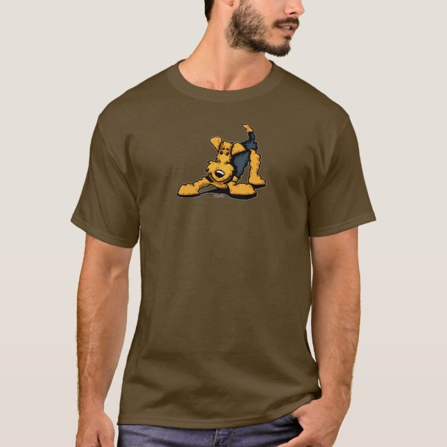 Camiseta Airedale Terrier no Play (Frente)