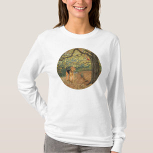 Camiseta Airedale Terrier Observação de Pássaros