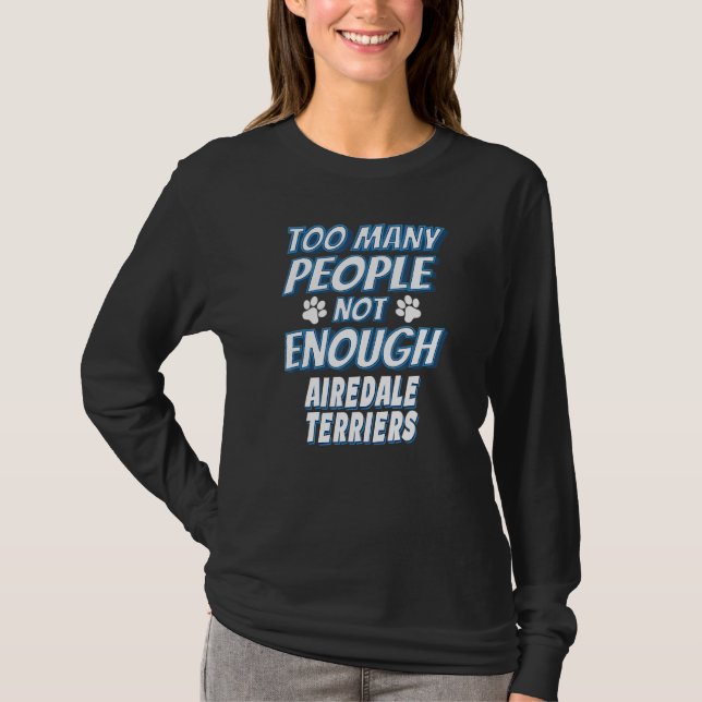Camiseta Airedale Terrier Raça Cachorro Proprietário (Frente)