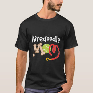 Camiseta Airedoodle Dog Pet Mãe