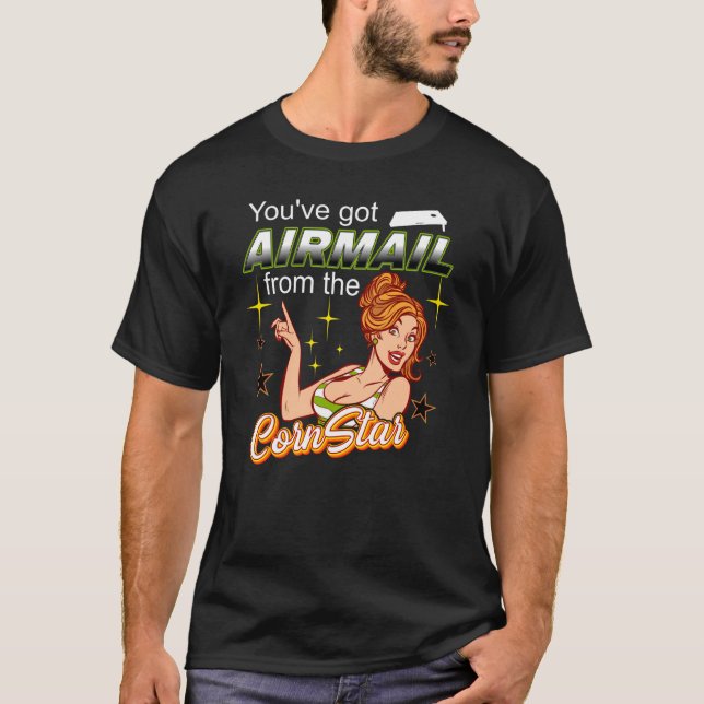 Camiseta Airmail Toss Like a Boss Cornstar (Frente)