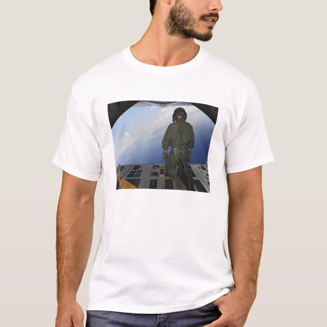 Camiseta Airman observa as águas do Golfo do México (Frente)