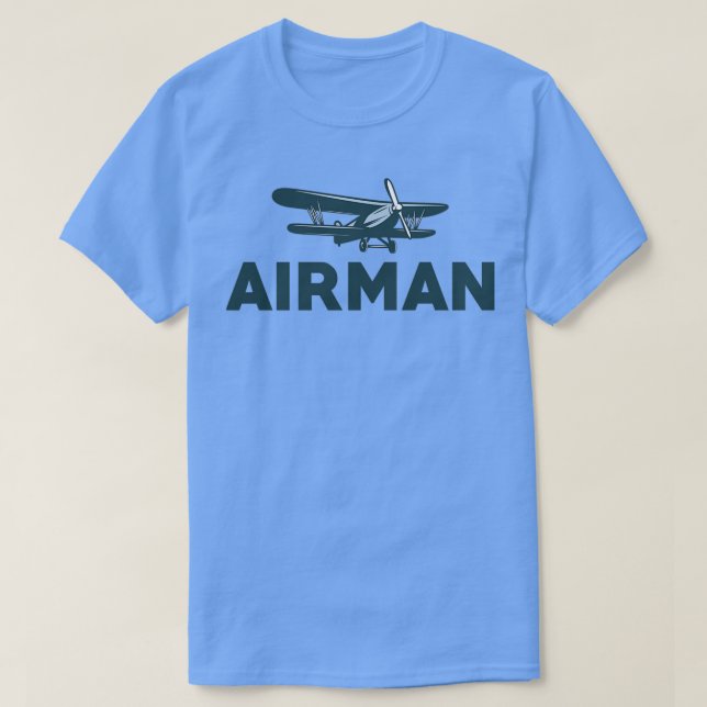 Camiseta Airman Pilot Design  (Frente do Design)