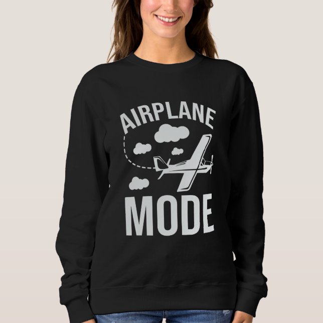 Camiseta Airplane Mode Pilot Airplane Plane Aviation  33 (Frente)