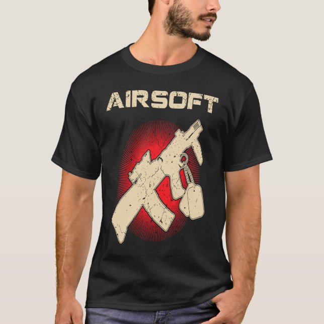 Camiseta Airsoft Airsoft Marker Military Look (Frente)