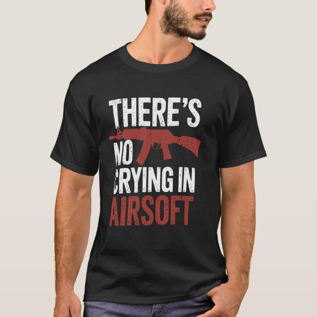 Camiseta Airsoft Funny MilSim Paintball Tactical Gear Softa (Frente)
