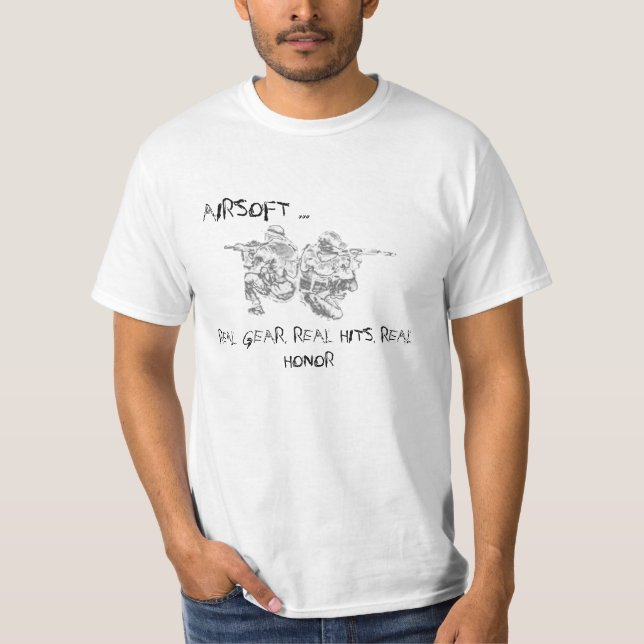 Camiseta airsoft honor (Frente)