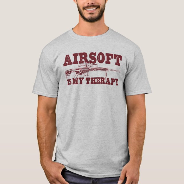 Camiseta Airsoft Is My Therapy (Frente)