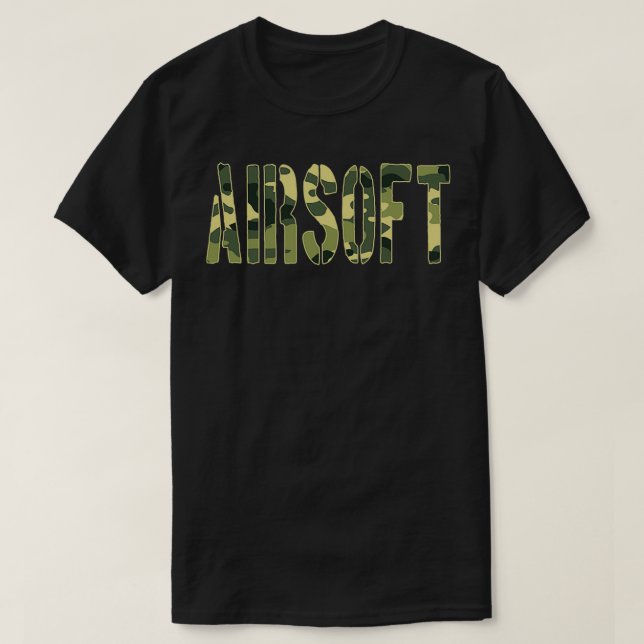 Camiseta Airsoft Militar Camo (Frente do Design)