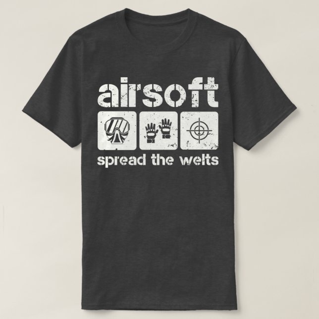 Camiseta Airsoft Spread The Welts 1 (Frente do Design)