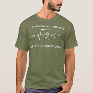 Camiseta Airspeed Velocity Of An Unladen Swallow Math