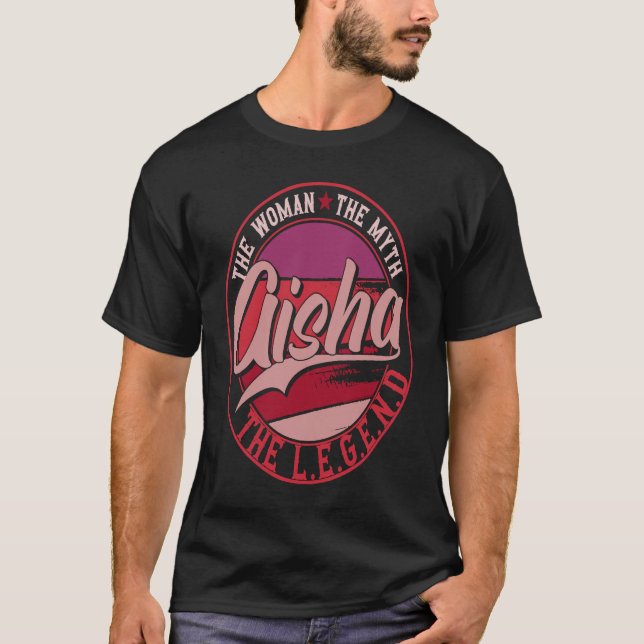 Camiseta Aisha, a Senhora do Mito, a Lenda (Frente)