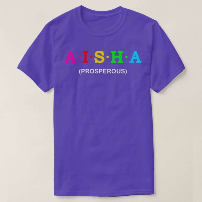 Camiseta Aisha Prosperous (Frente do Design)