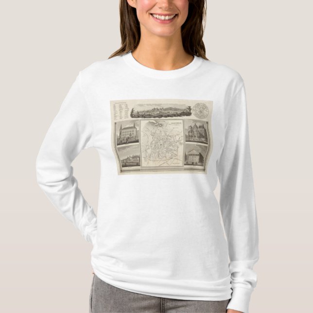 Camiseta Aix-la-Chapelle, Alemanha (Frente)