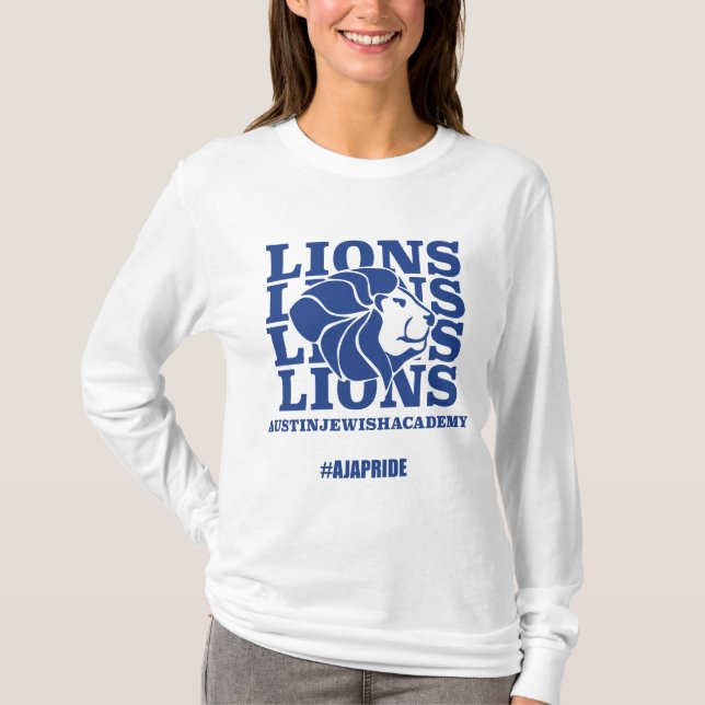 Camiseta AJA Lions Long Sleeve Shirt (Frente)