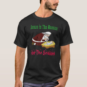Camiseta Ajoelhe Papais noeis com Jesus T - Jesus é a razão