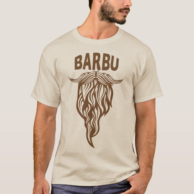 Camiseta ajouter_texte_barbu_barbe_famille_510 (Frente)