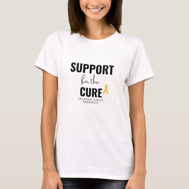 Camiseta ajuda a curar canceres de infância (Frente)
