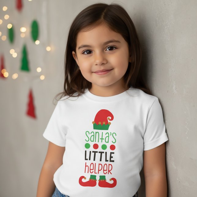 Camiseta Ajuda de Natal do Papai Noel (Criador carregado)