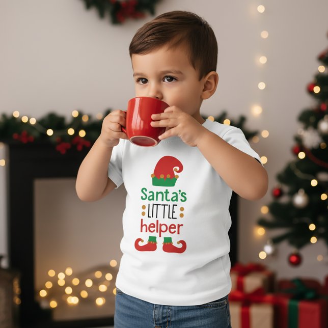 Camiseta Ajuda de Natal do Papai Noel (Criador carregado)