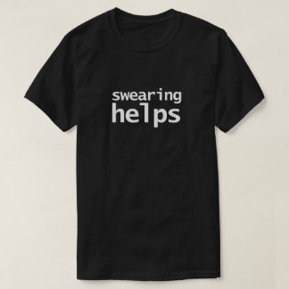 Camiseta Ajuda de palavrões sarcásticos engraçados