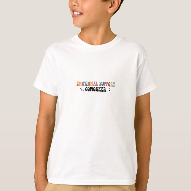 Camiseta Ajuda Emocional - Colega de Trabalho Largura (Frente)