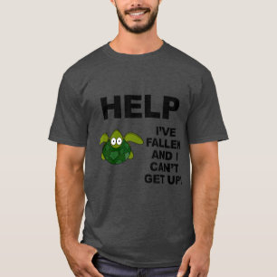 CAMISETA AJUDA EU CAIU E EU NÃO POSSO ME LEVANTAR