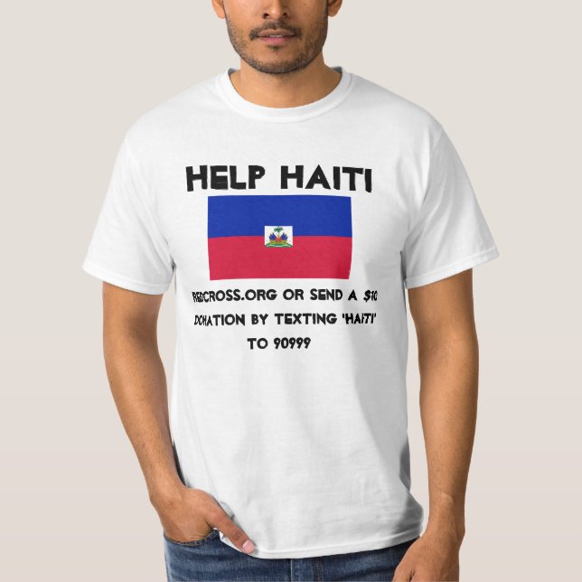 Camiseta ajuda haiti (Frente)