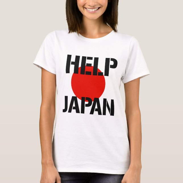 Camiseta Ajuda Japão - (Frente)