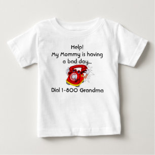 Camiseta Ajuda! Minha mamãe está tendo um dia mau ......