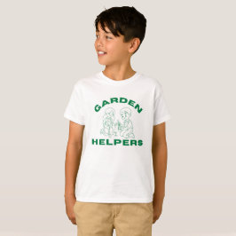 Camiseta Ajuda no Jardim Infantil (menino e menina