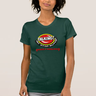 Camiseta ajuda… que eu estou falando e eu não posso fech