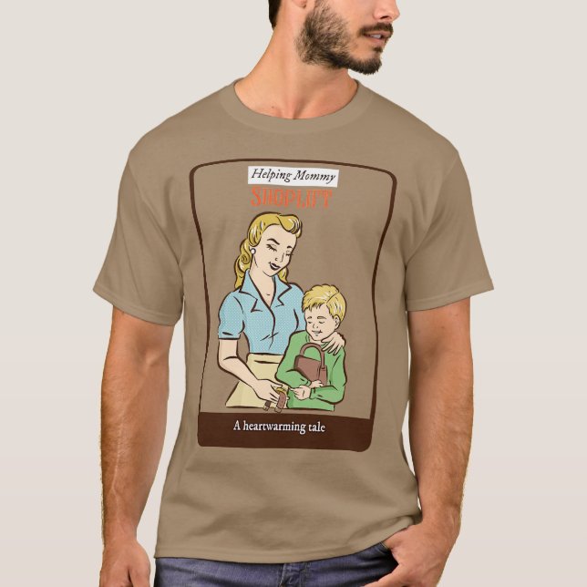 Camiseta Ajudando a chuveiro de Mamães (Frente)