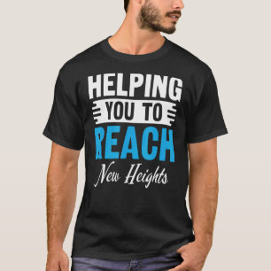 Camiseta Ajudando-O A Atingir Novos Altos Instru De Voo CFI