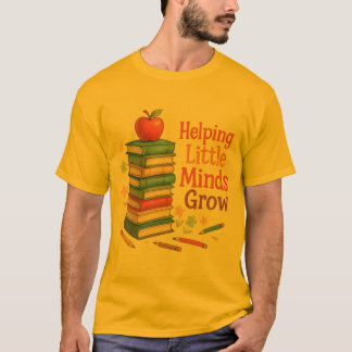 Camiseta - Ajudando Pequenas Mentes a Crescer - Li