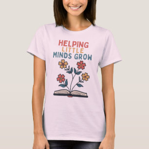 Camiseta Ajudando Pequenas Mentes a Crescer – Professor Ins
