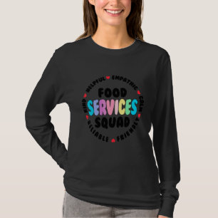 Camiseta Ajudante da Equipe da Cantina do Esquadrão de Serv