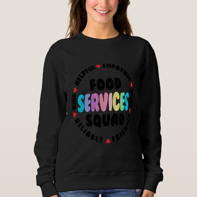 Camiseta Ajudante da Equipe de Serviços de Alimentação da E (Frente)
