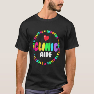 Camiseta Ajudante de Clínica para Semana de Apreciação da E