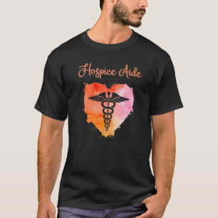 Camiseta Ajudante de Hospice  Enfermeiras Formatura de Enfe